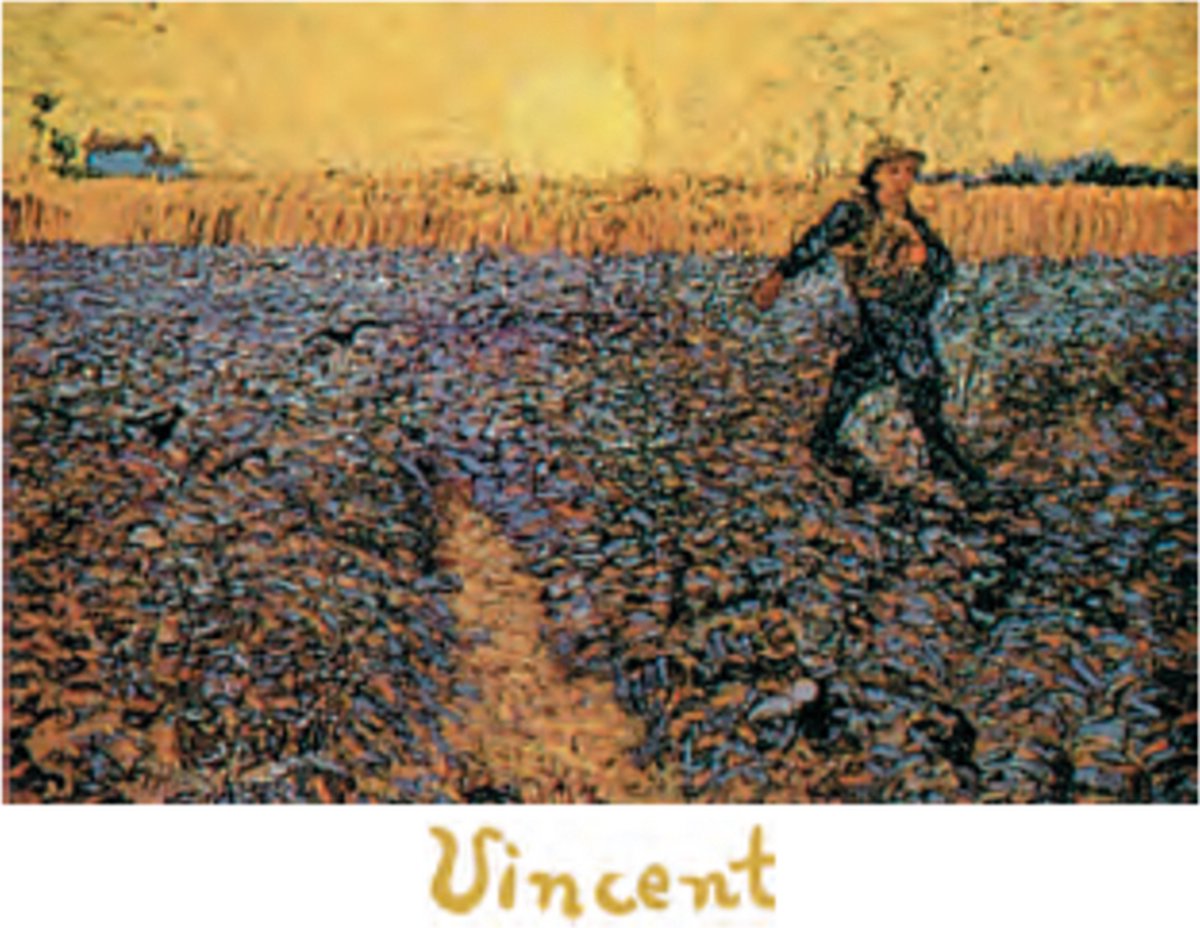Catch Projecten Vincent van Gogh - De zaaier - Kunstposter - 40x50 cm Multicolor