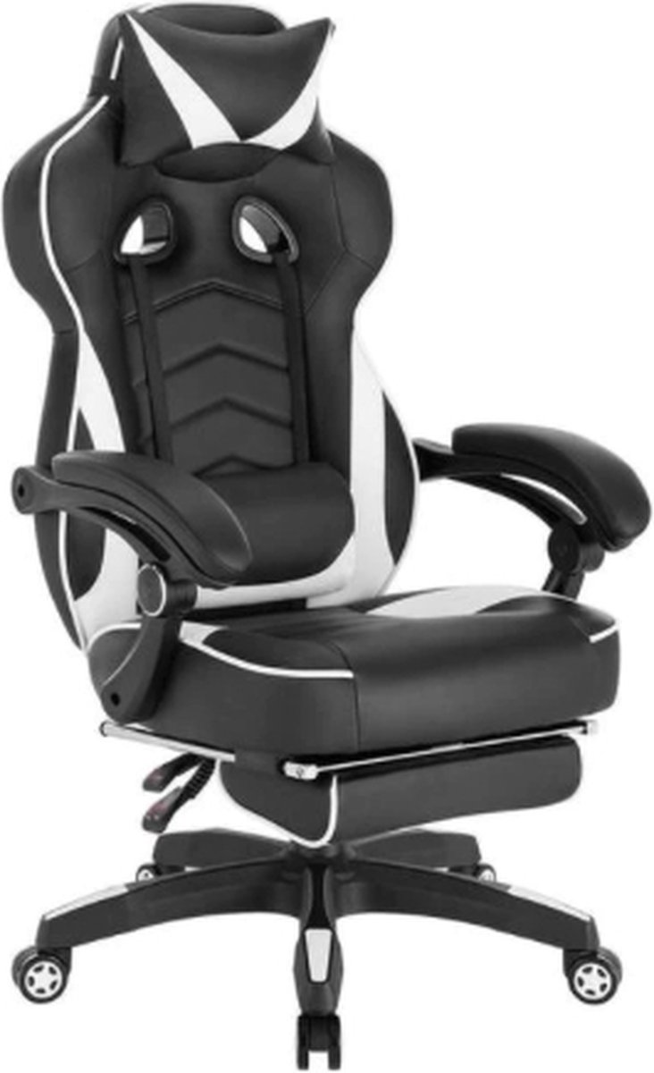 Gamestoel - Racing Stoel / Gaming Chair - Bureaustoel met kussentjes