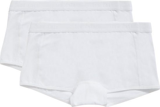 Basics shorts wit 2 pack voor Meisjes | Maat 134/140