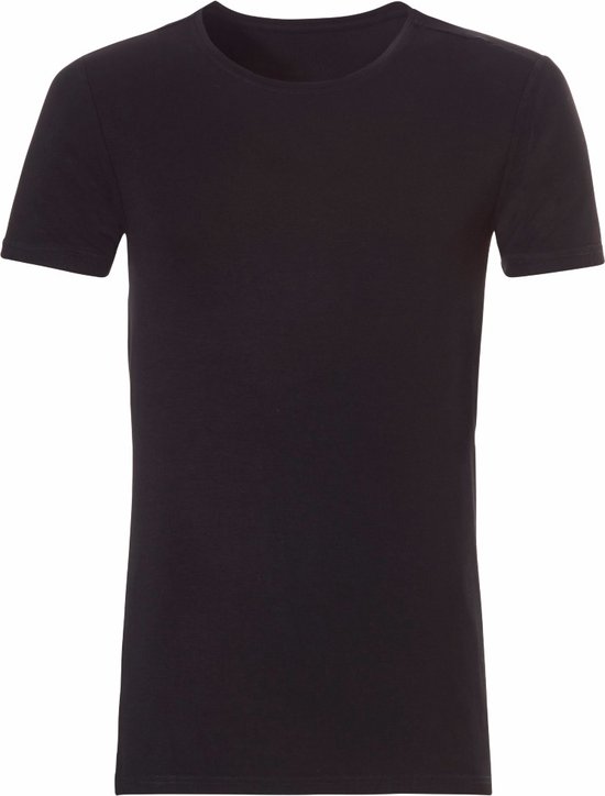Basics t-shirt bamboe zwart voor Heren | Maat L