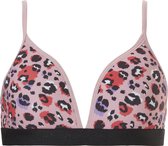 ten Cate Basics voorgevormde bh top leopard pink voor Meisjes | Maat 75C