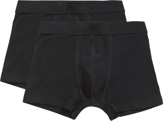 Basics shorts zwart 2 pack voor Jongens | Maat 146/152