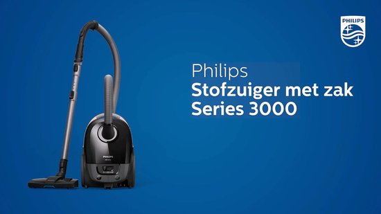 Philips 3000 series Aspirateur avec sac, aspiration de la poussière à 99,9  %*, 900 W | bol.com