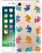 iPhone 7 Hoesje Happy Elephant - Designed by Cazy