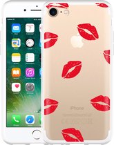 iPhone 7 Hoesje Red Kisses - Designed by Cazy