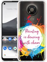 Nokia 3.4 Hoesje Painting - Designed by Cazy