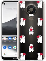 Nokia 3.4 Hoesje Lovely Bears - Designed by Cazy