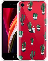 iPhone SE 2020 Hoesje Cactus - Designed by Cazy