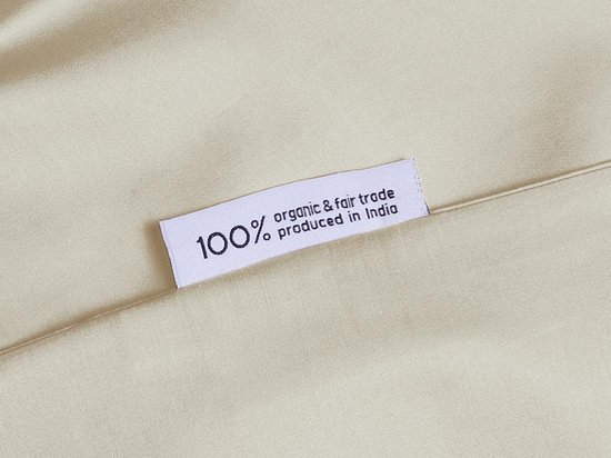 Ensemble de housse Yumeko satin de coton gris sable 240x220