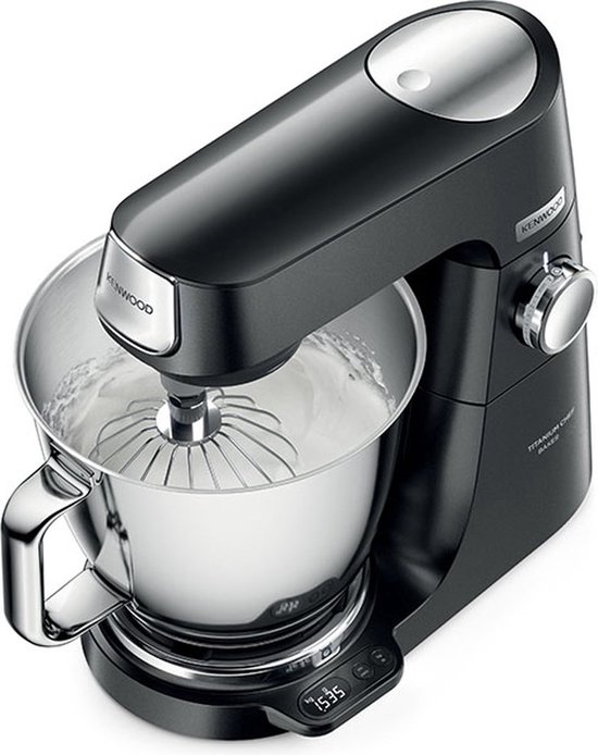 Kenwood Chef Titanium Baker Keukenmachines KVC85.004BK Black