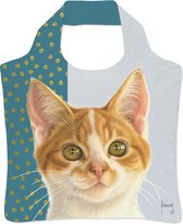 Bekking & Blitz - Vouwtas - Shopper - Eco-friendly - Kunst - Dieren - Katten - Poezen - Franciens katten - Francien van Westering