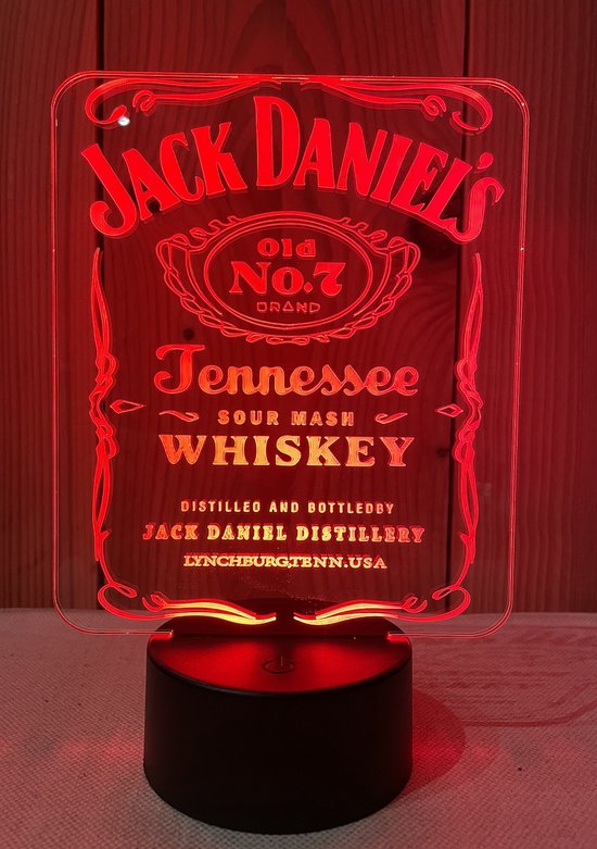 Jack Daniels Whiskey led lamp