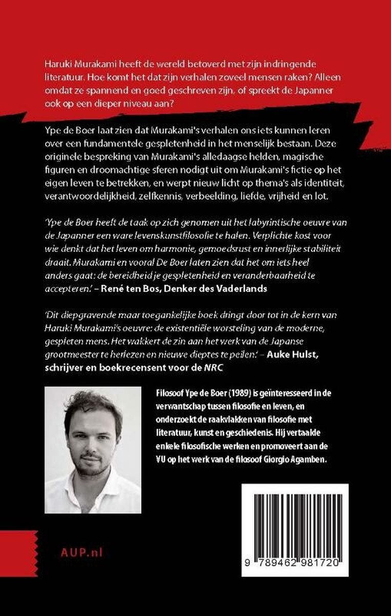Murakami en het gespleten leven - back cover