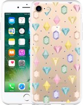 iPhone 7 Hoesje Diamonds - Designed by Cazy