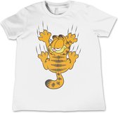 Garfield Kinder Tshirt -Kids tm 6 jaar- Hanging On Wit
