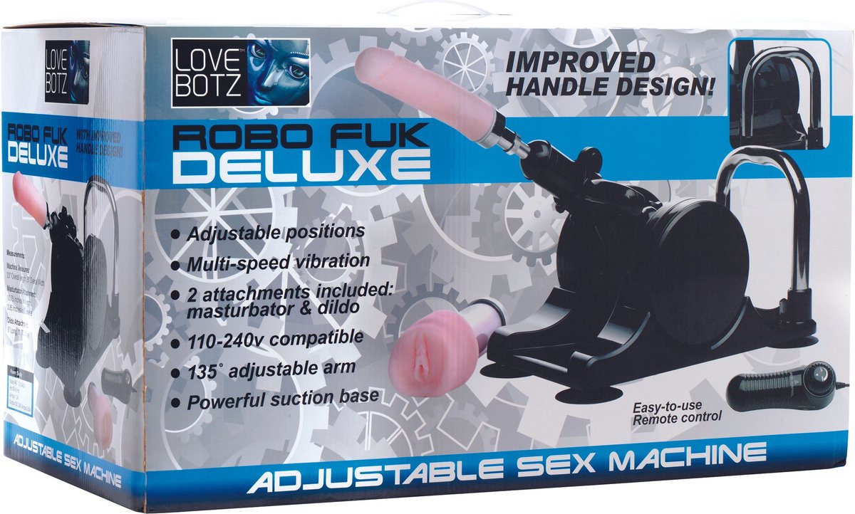Goedkoopste XR Brands - LoveBotz - LoveBotz Robo Fuk Deluxe Adjustable Sex Machine