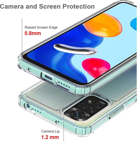 Mobigear Crystal - Coque Xiaomi Redmi Note 12 Coque Arrière Rigide