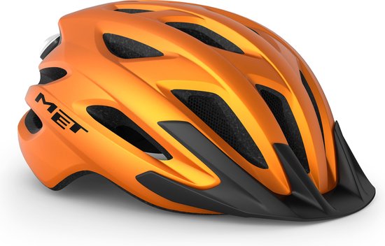Casque de vélo MET Crossover MIPS - Trekking - Taille XL - Orange Mat