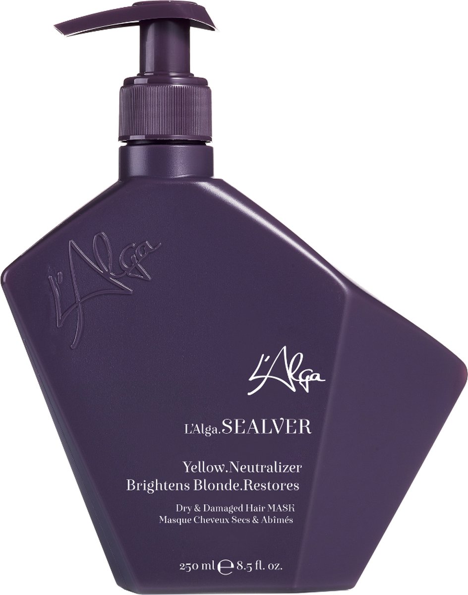 L'Alga SeaLver Masker | 250 ml | Voor gekleurd en grijs haar