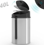 Jago - Prullenbak Met Sensor - Vuilbak - Automatische Bewegingssensor - HygiÃ«ne - 40L