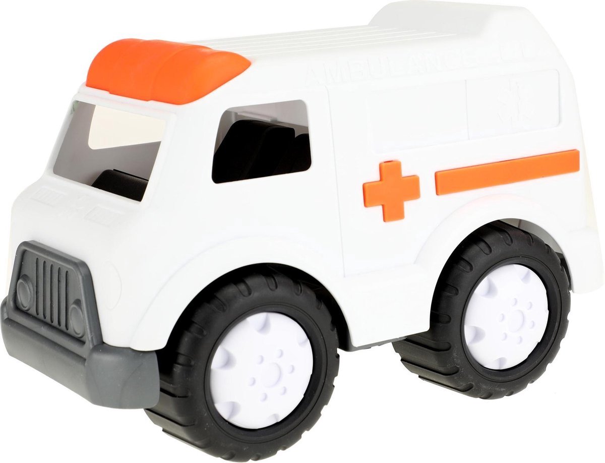 Toi Toys Medium hulpdienst - Ambulance - Auto