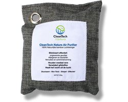 Duurzame Multifunctionele Luchtreiniger (Houden voedsel langer vers + geurvreter + luchtontvochtiger + verwijdert gifstoffen) - Non Toxic (kind, dier en milieu vriendelijk!) - Simpel & Effectief - 200g!