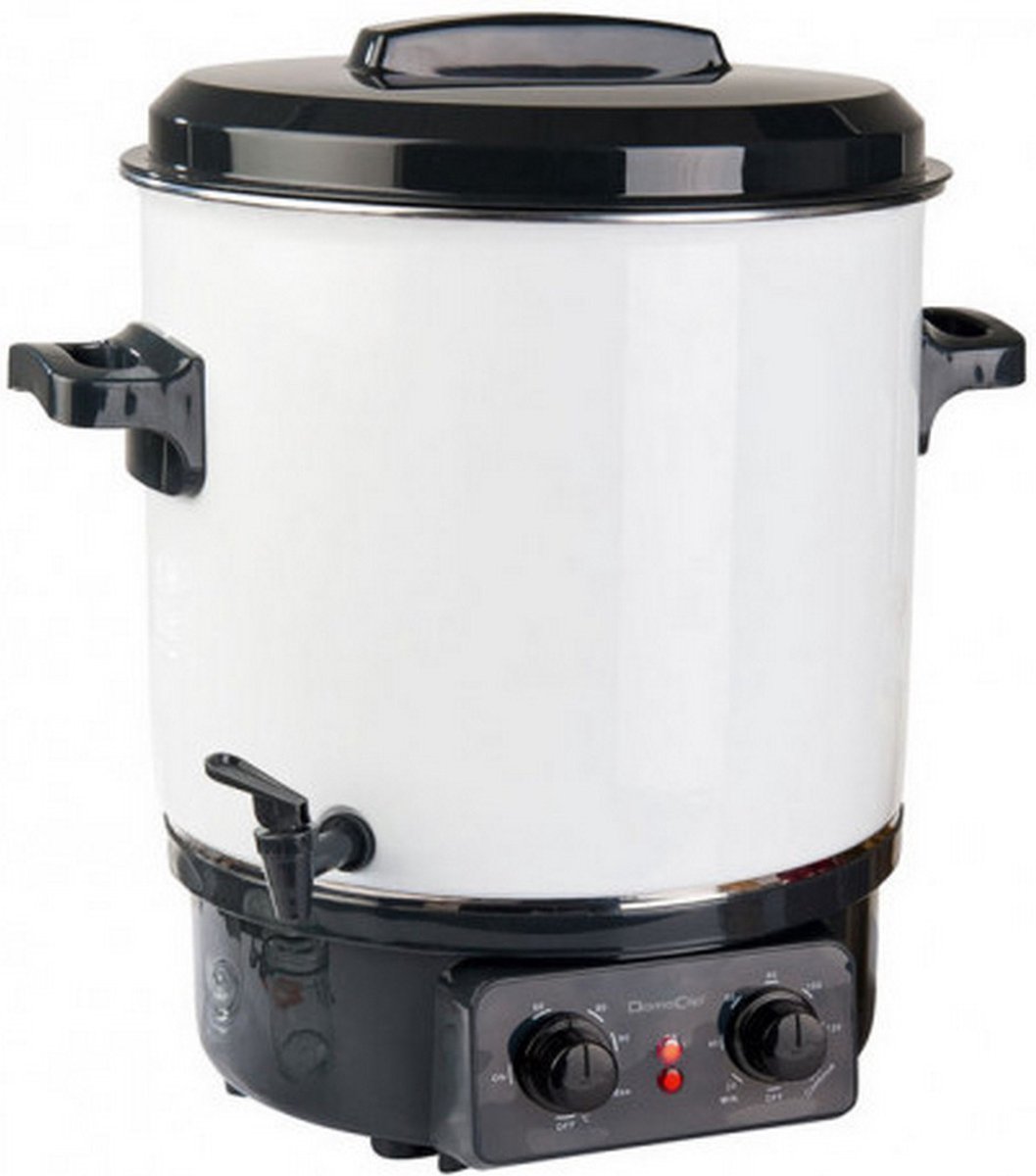 elektrische potsterilisator met kraan en timer 27l 1800w - domoclip - dom334