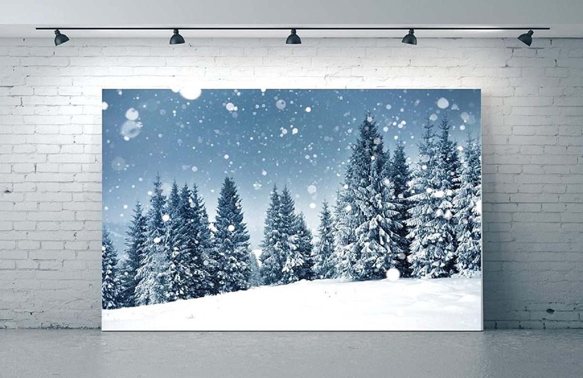 WaW Studio fotoachtergrond Kerstmis, Bos achtergronden, 9x6ft