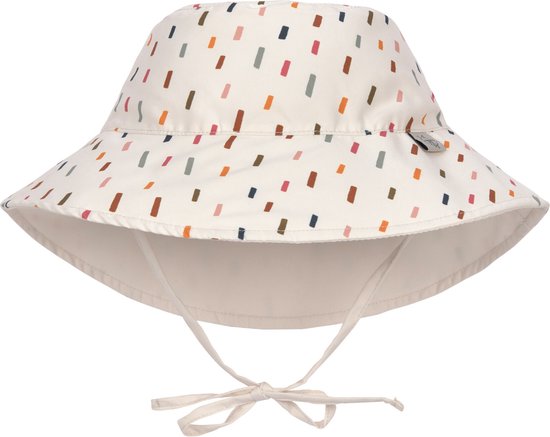 Lässig - zonnehoedje voor kinderen - Strokes - UPF50+ - Offwhite