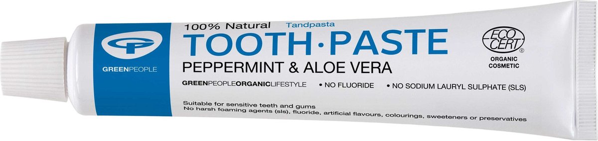 Goedkoopste Green People Tandpasta - Peppermint - 50ml