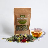 Oz Tea Relax Thee 70 grammes - 100 & Naturel - Excellente qualité - Cadeau - Goût spécial - Thee en vrac