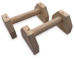 Padisport - Parallettes - Dip Bars - Calisthenics - Handstand Steunen - Parallettes Houten Grip - Anti Slip - Dip Bars