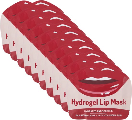 Hydrogel lip mask met hyaluronic acid 10 sheet lip mask lip
