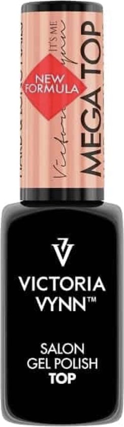 Victoria Vynn – Mega Top Coat 8 ml - glanzende topcoat - hoogglans - gellak - gelpolish - gel - lak - polish - gelnagels - nagels - manicure - nagelverzorging - nagelstyliste - uv / led - nagelstylist - callance