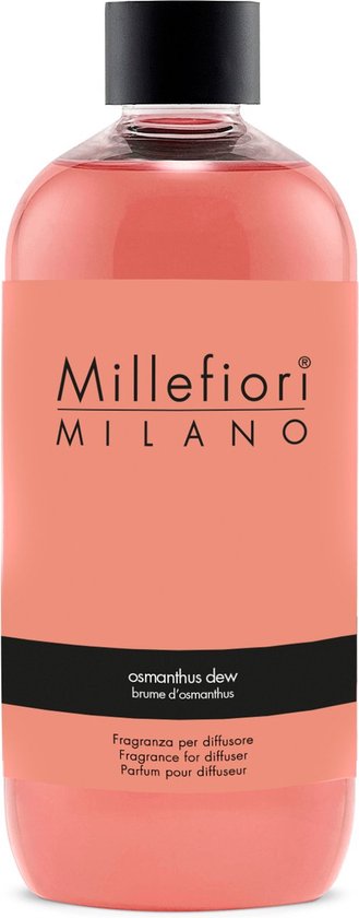 Millefiori Milano - Recharge pour Bâtons parfumés 500 ml Rosée d'Osmanthus