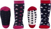 Ewers STOPPI anti slip kinder sokken - set van 2 paar - sterren - maat 27-30