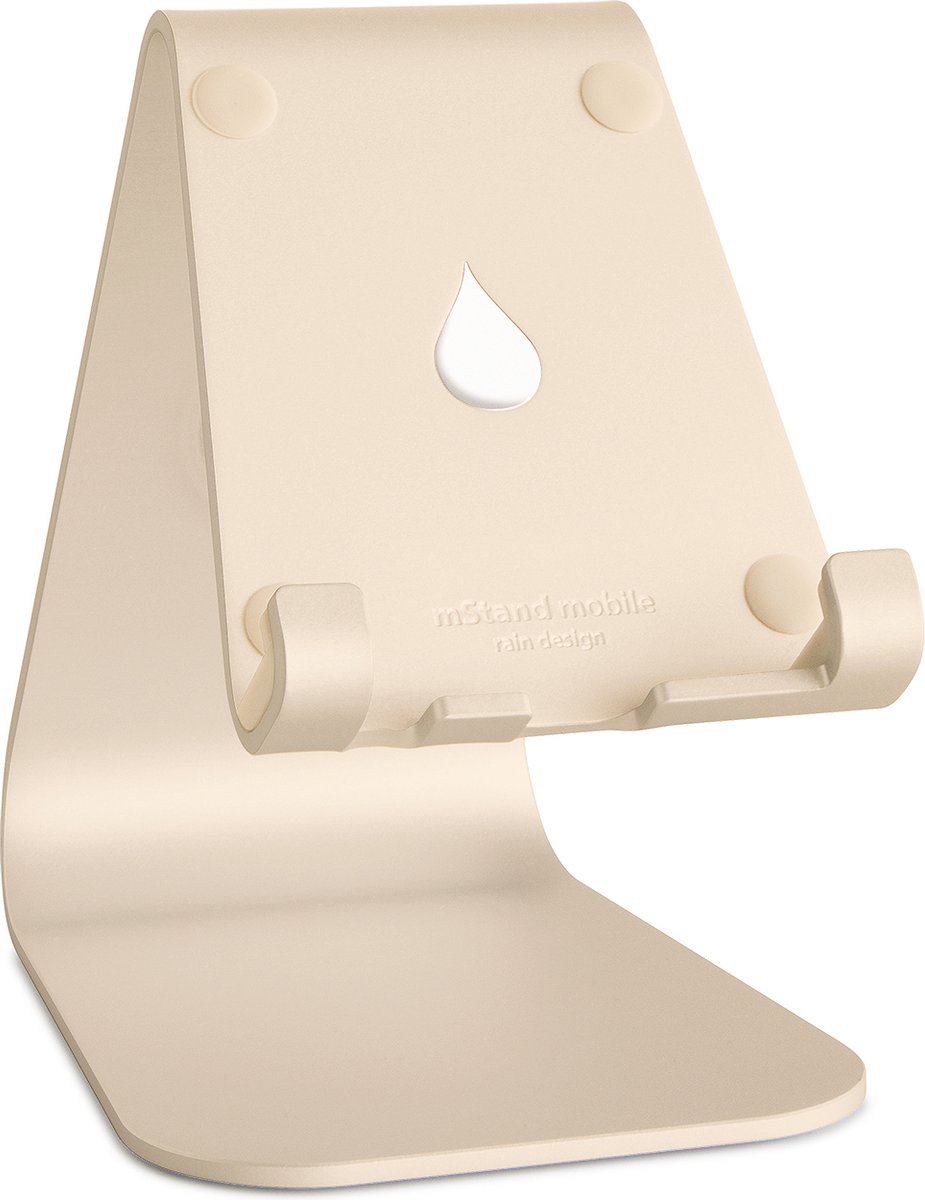 Rain Design mStand Mobile Aluminium Stand voor Tablet - iPhone - Ipad Mini Goud