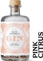 DIY Gin - Edition Pink Citrus - Faites votre eigen Gin pour un délicieux gin tonic - 500ml