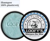 LOOFY'S - 0% Plastic - Shampoo Bar - Blue [Soft Cotton] - Krullend Haar Producten - 100% Vegan - Loofys