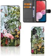 Coque de téléphone avec cartes adaptée au Samsung Galaxy A13 (4G) Jungle