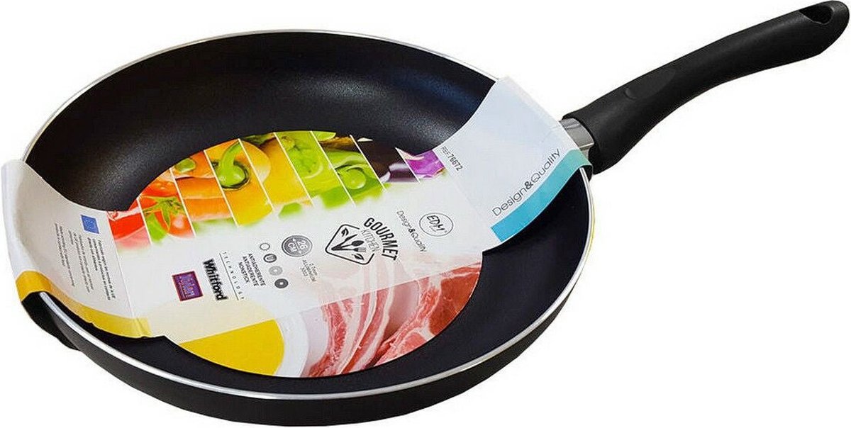 Antiaanbakpan EDM Basic Line Whitford Technology Zwart Aluminium (Ø 28 cm)