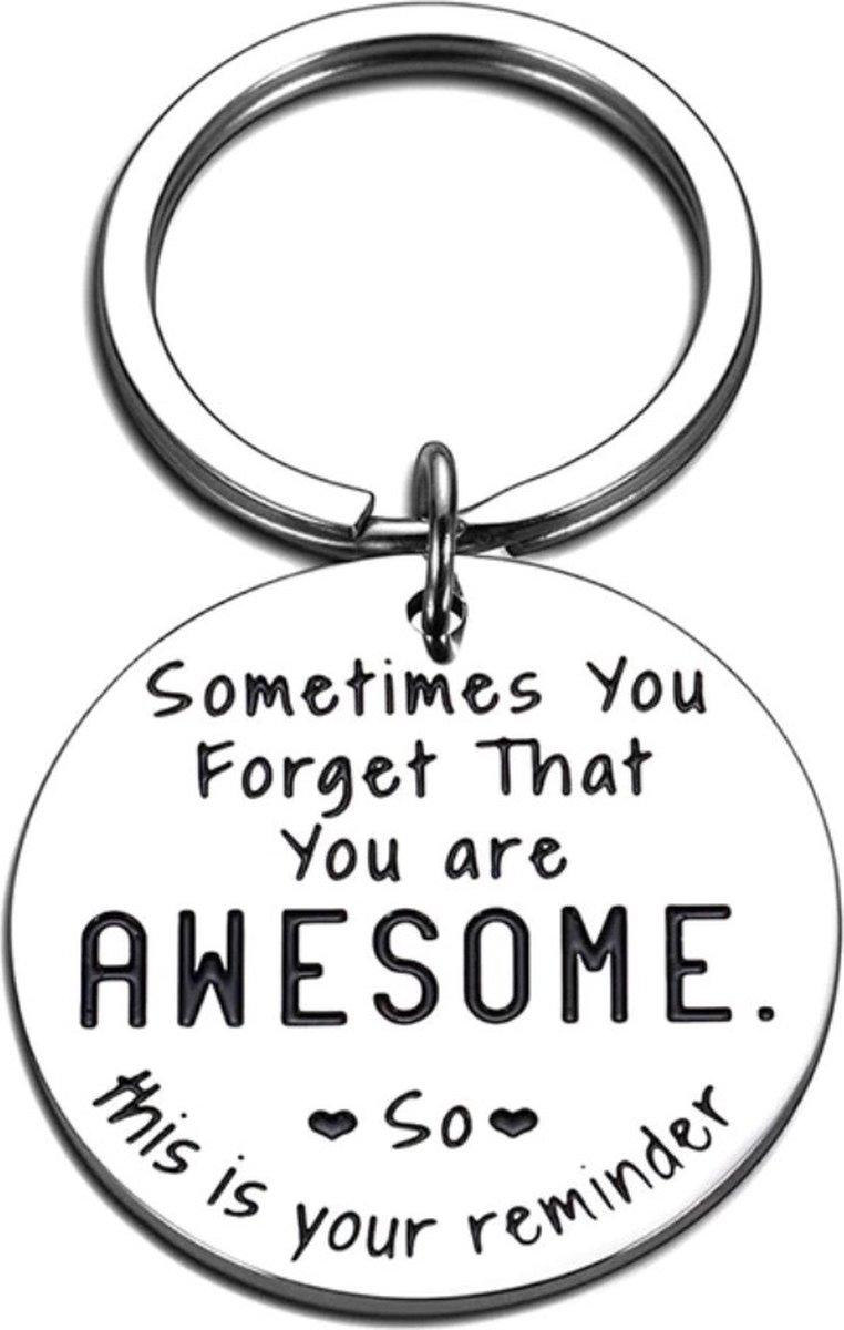 Nina's Giftshop® Liefde Sleutelhanger - Symbolisch Cadeau voor Hem & Haar - Valentijn Cadeau - Verjaardag - Kerstcadeau