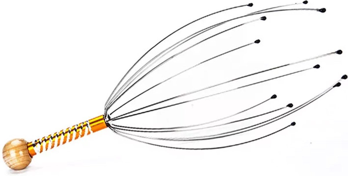 Goedkoopste Hoofdmassage spin - 23 cm - Anti stress – Anti jeuk - Massage - cadeau voor man en vrouw