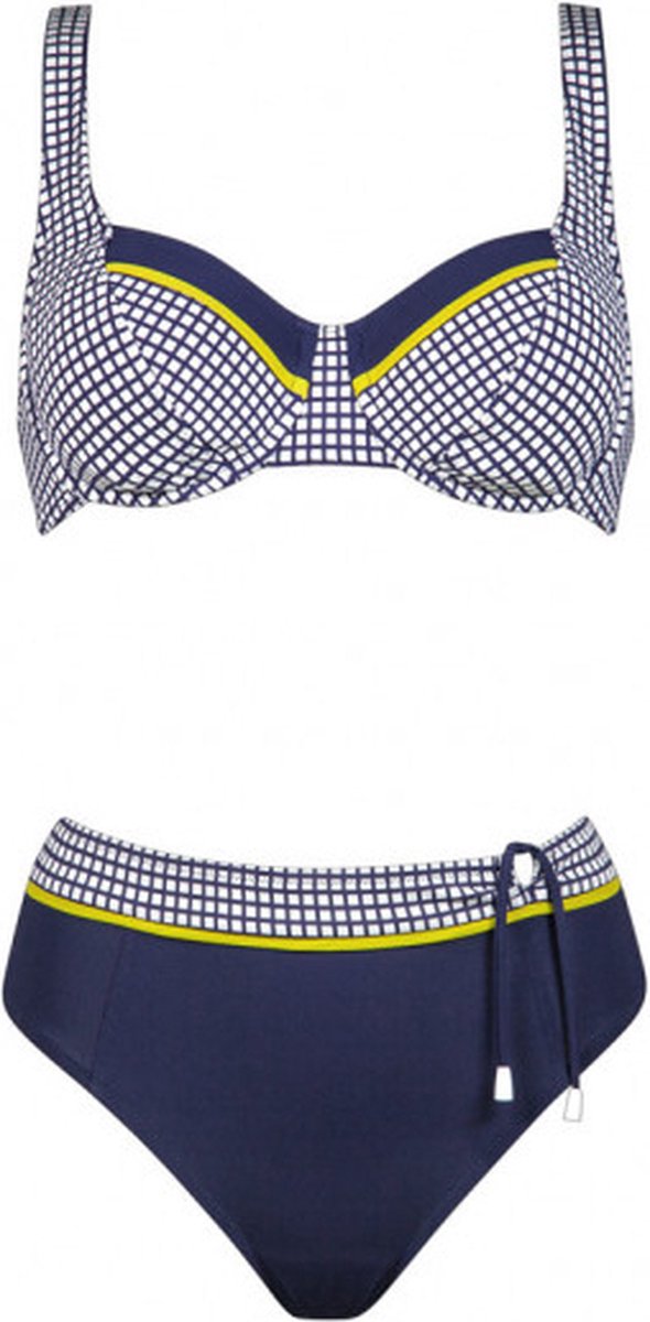 Lidea Squares Bikini Blauw 40 E