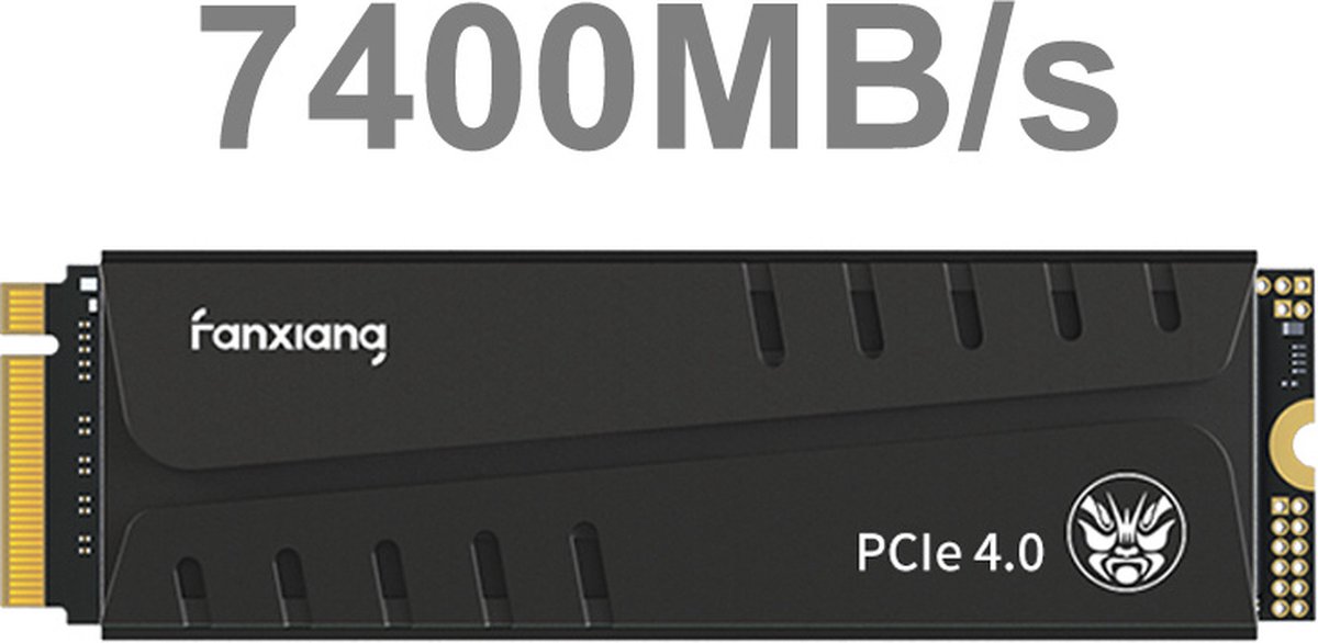 Fanxiang S770 SSD met Heatsink - 2 TB - Interne M.2 SSD - PCIe 4.0 M.2 NVME - PS5 compatible