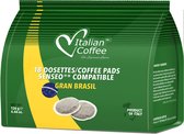 Senseo koffiepads - Italian Coffee koffie uit Brazilië - Italiaanse Espresso pads voor Senseo - 5 x 18 pads