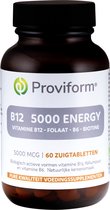 Proviform Vitamine B12 5000 mcg Energy Zuigtabletten