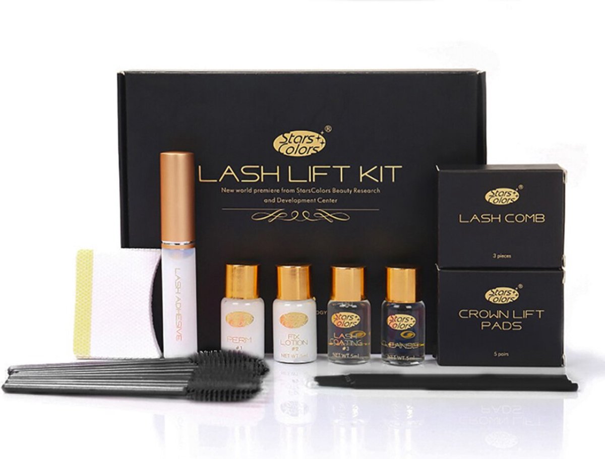 Currero Wimperlifting Set - Lash Lift Kit - Lash Lift Set - Make Up - Lashlift Kit - Eyelash Lift Kit - Lash Lift Lijm