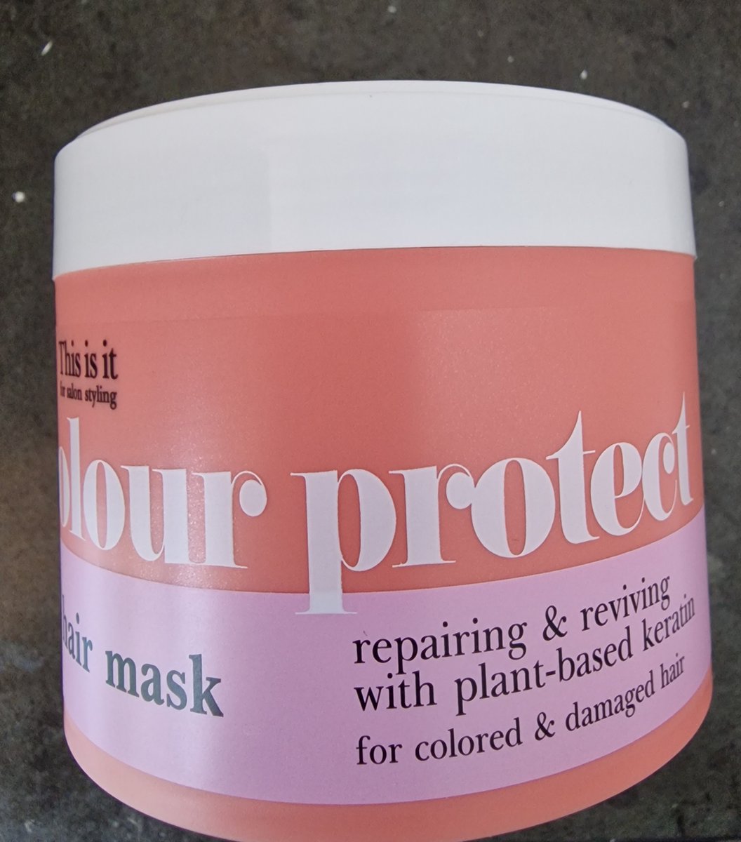 This is it, Colour Protect Hair Mask 300ml, With Plant-based Keratin for Coloured and Damaged hair