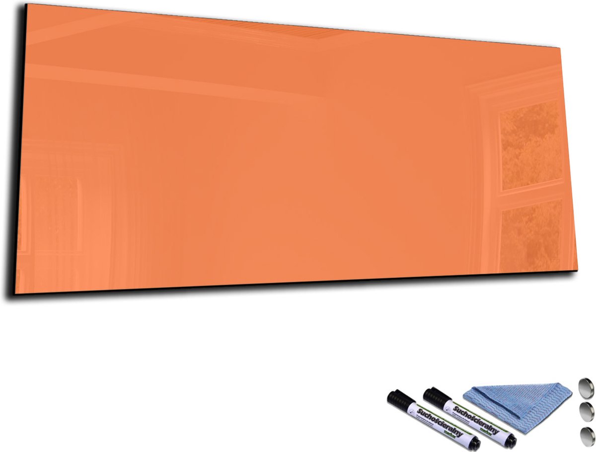 J&J Worldwide Glas-Whiteboard 1,8 X 9,5 M – Magnetisch, Rahmenlos | Inkl. Marker, Magnete, Radierer & Ablage | Für Büro, Homeoffice, Schule